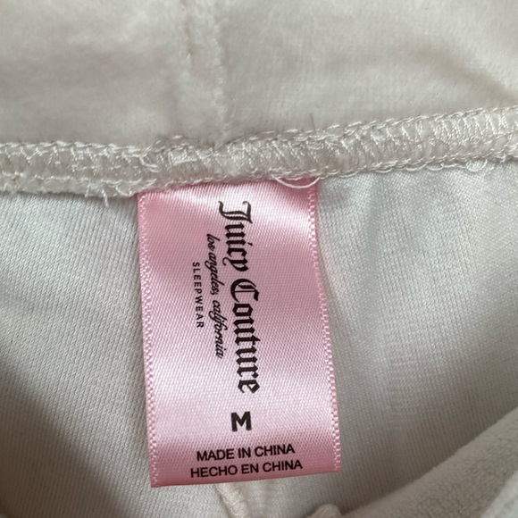 Juicy Couture Cream Velour Lounge Set - Picture 7 of 9